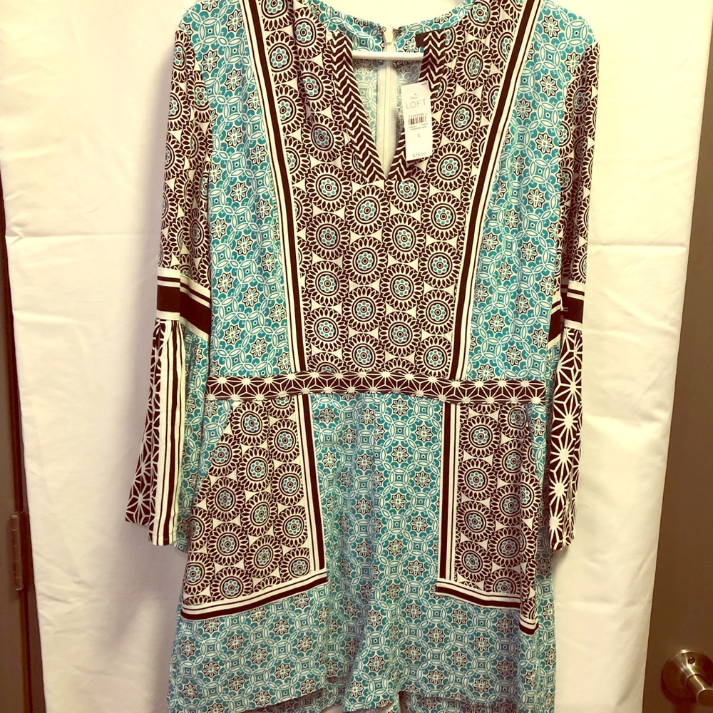 Loft, long sleeve romper